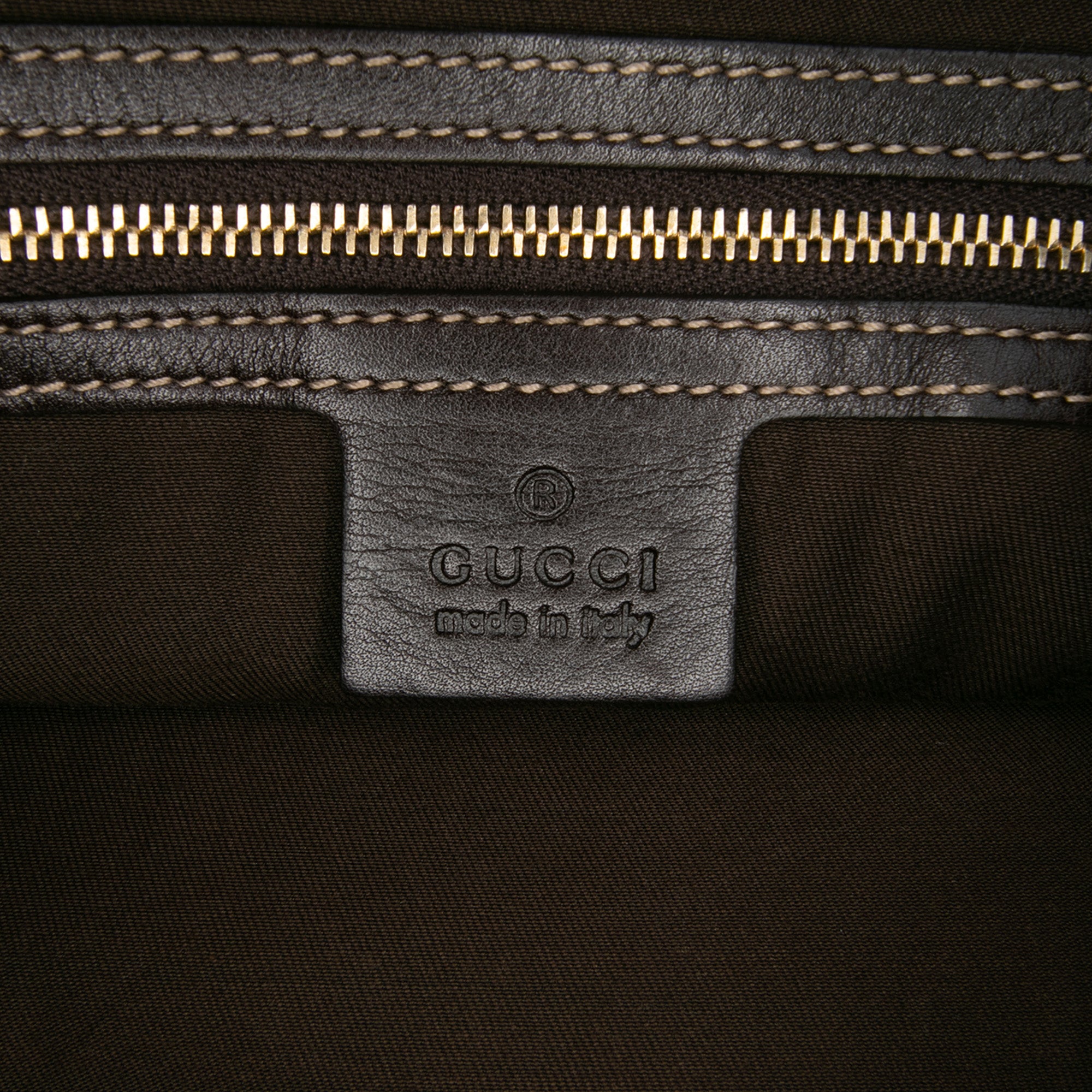 Medium Leather Web Britt Satchel