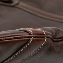 Medium Leather Web Britt Satchel