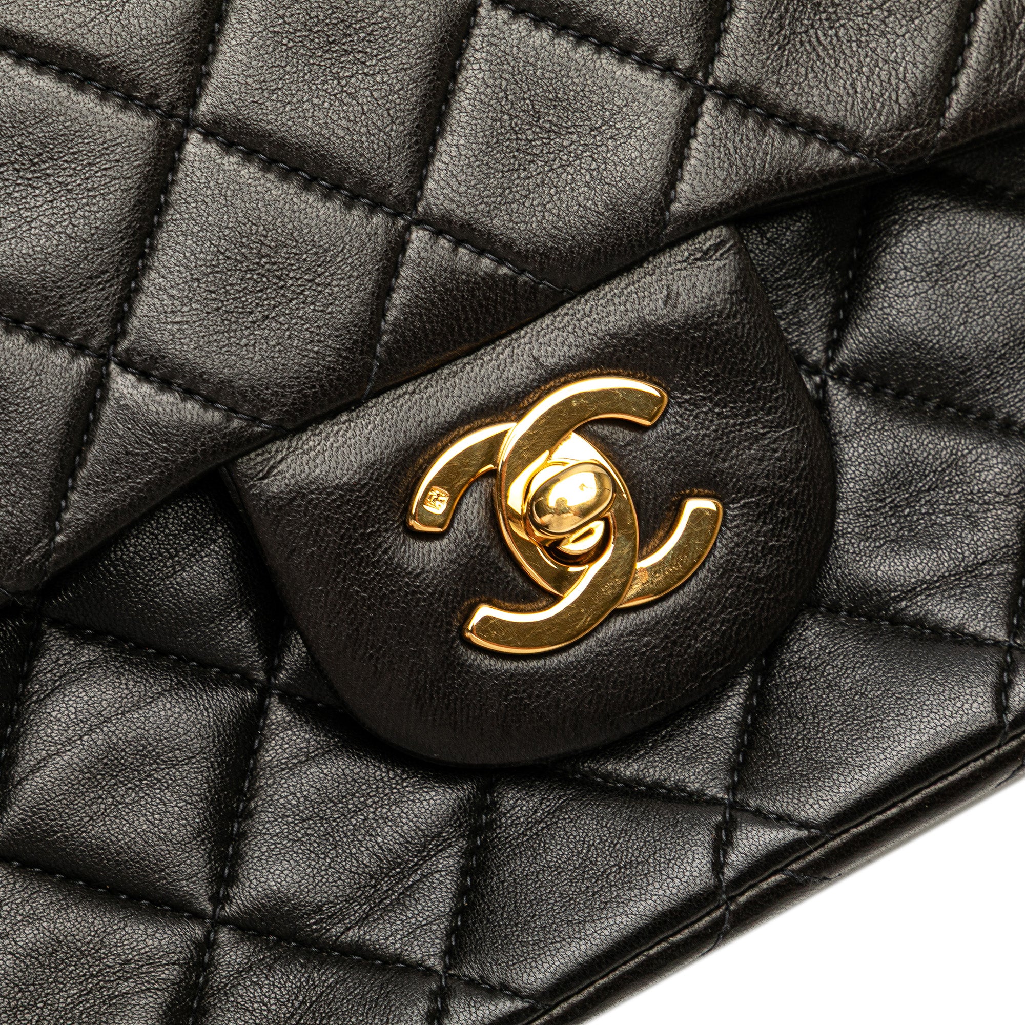 Small Classic Lambskin Double Flap
