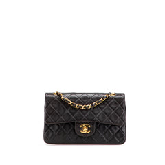 Small Classic Lambskin Double Flap