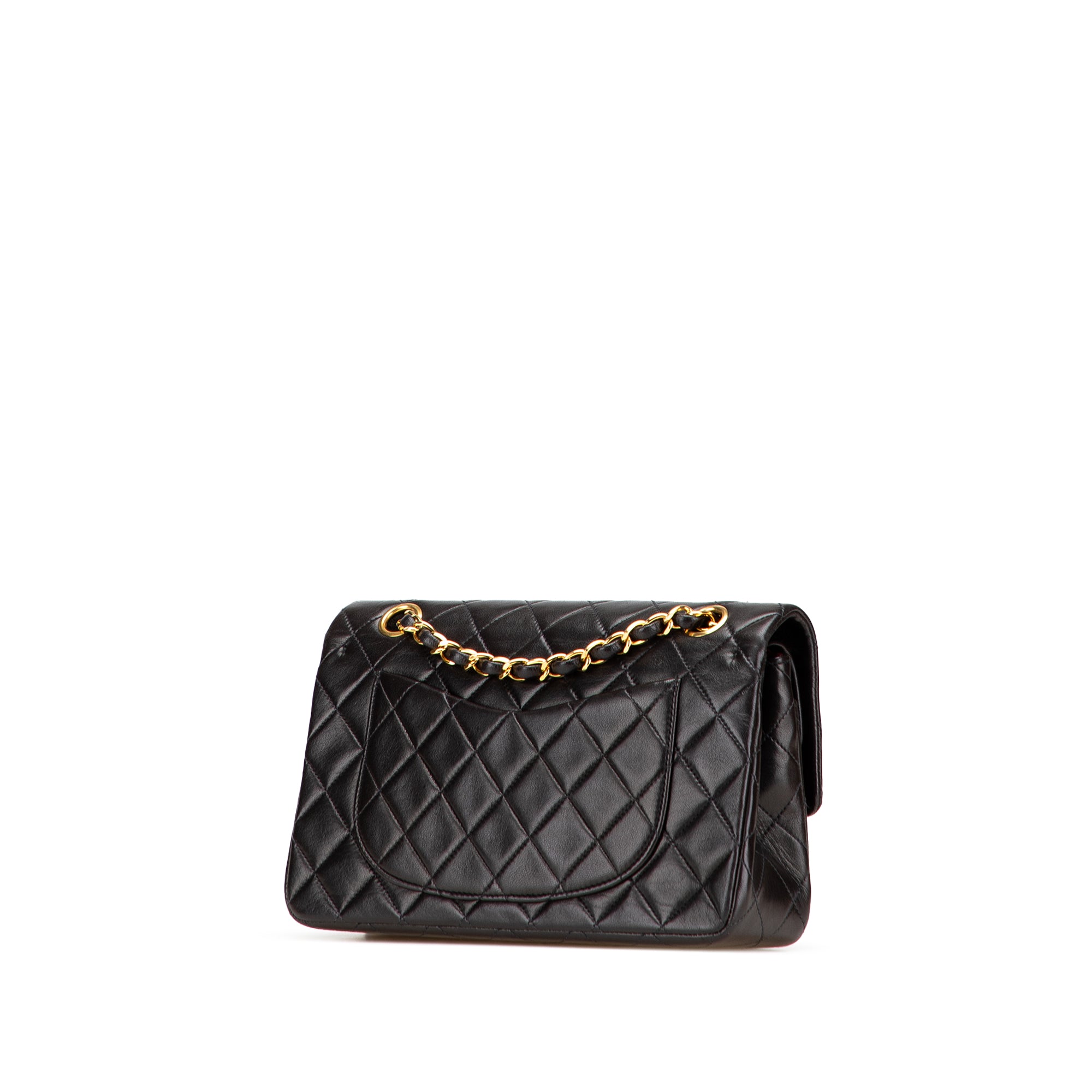 Small Classic Lambskin Double Flap