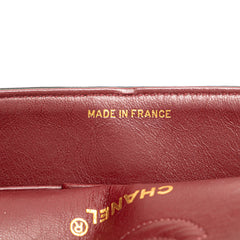 Small Classic Lambskin Double Flap