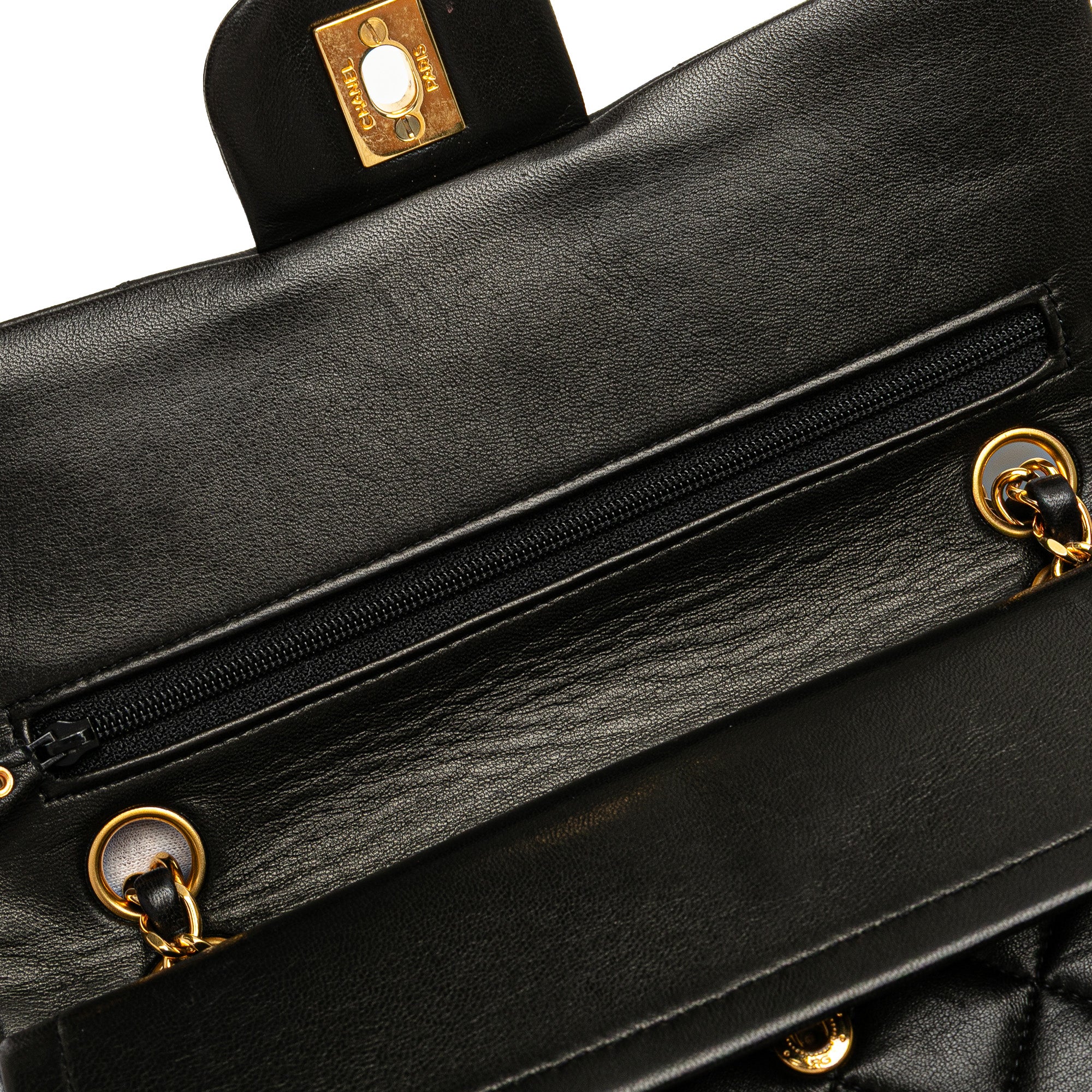 Small Classic Lambskin Double Flap