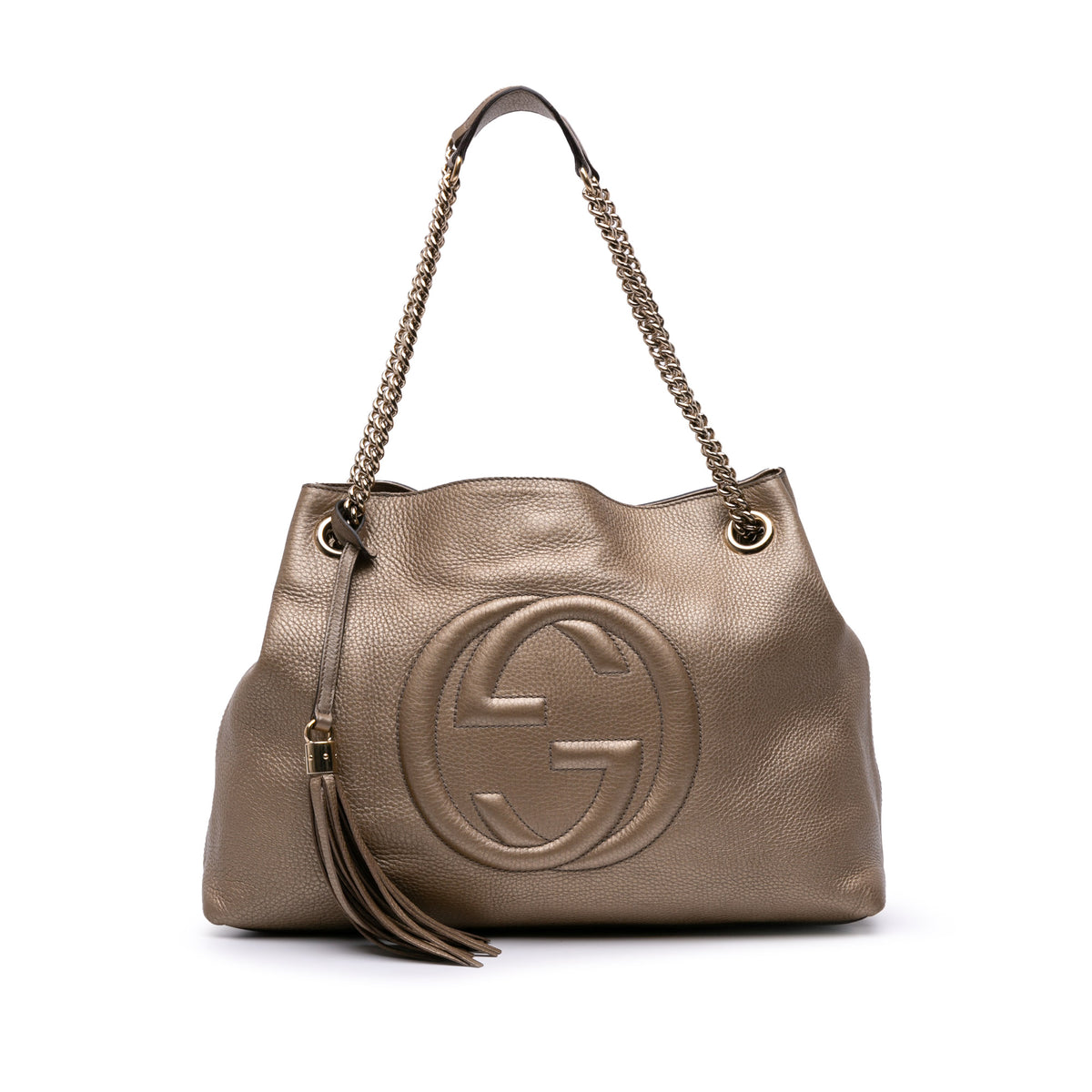 Medium Leather Soho Chain Tote