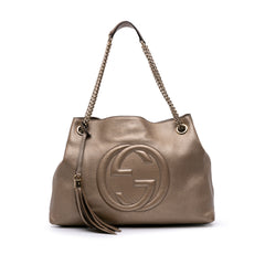 Medium Leather Soho Chain Tote