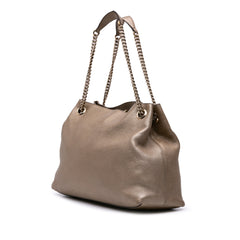 Medium Leather Soho Chain Tote