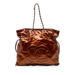 CC Metallic Patent Bonbons Tote