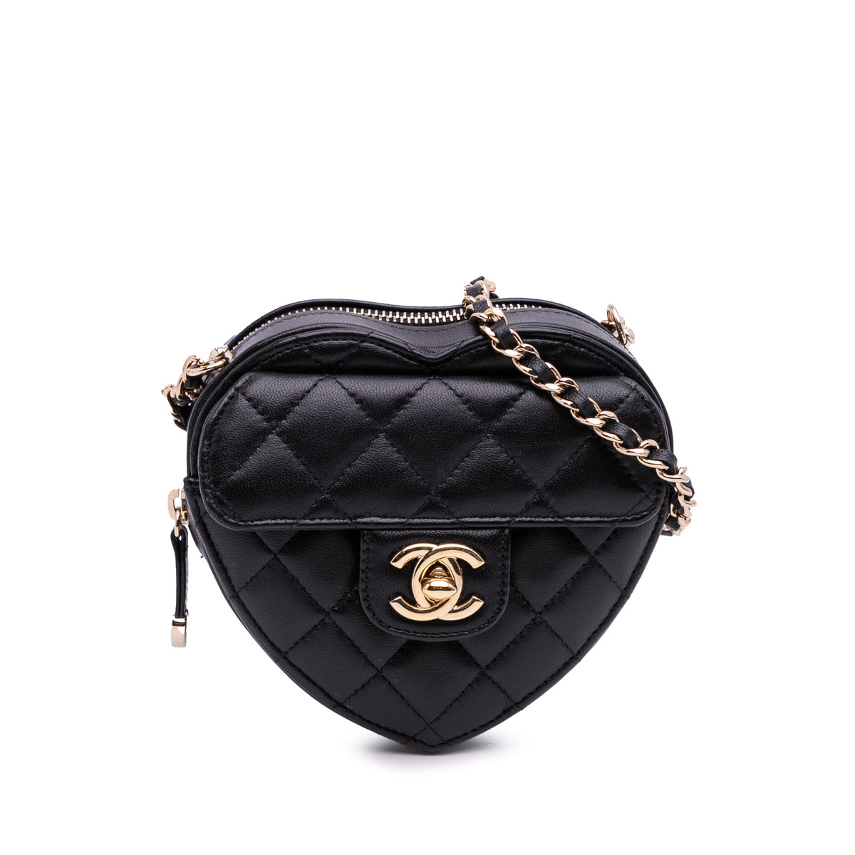 Mini Lambskin CC in Love Heart Crossbody