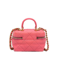 Micro Caviar Chain Vanity Bag