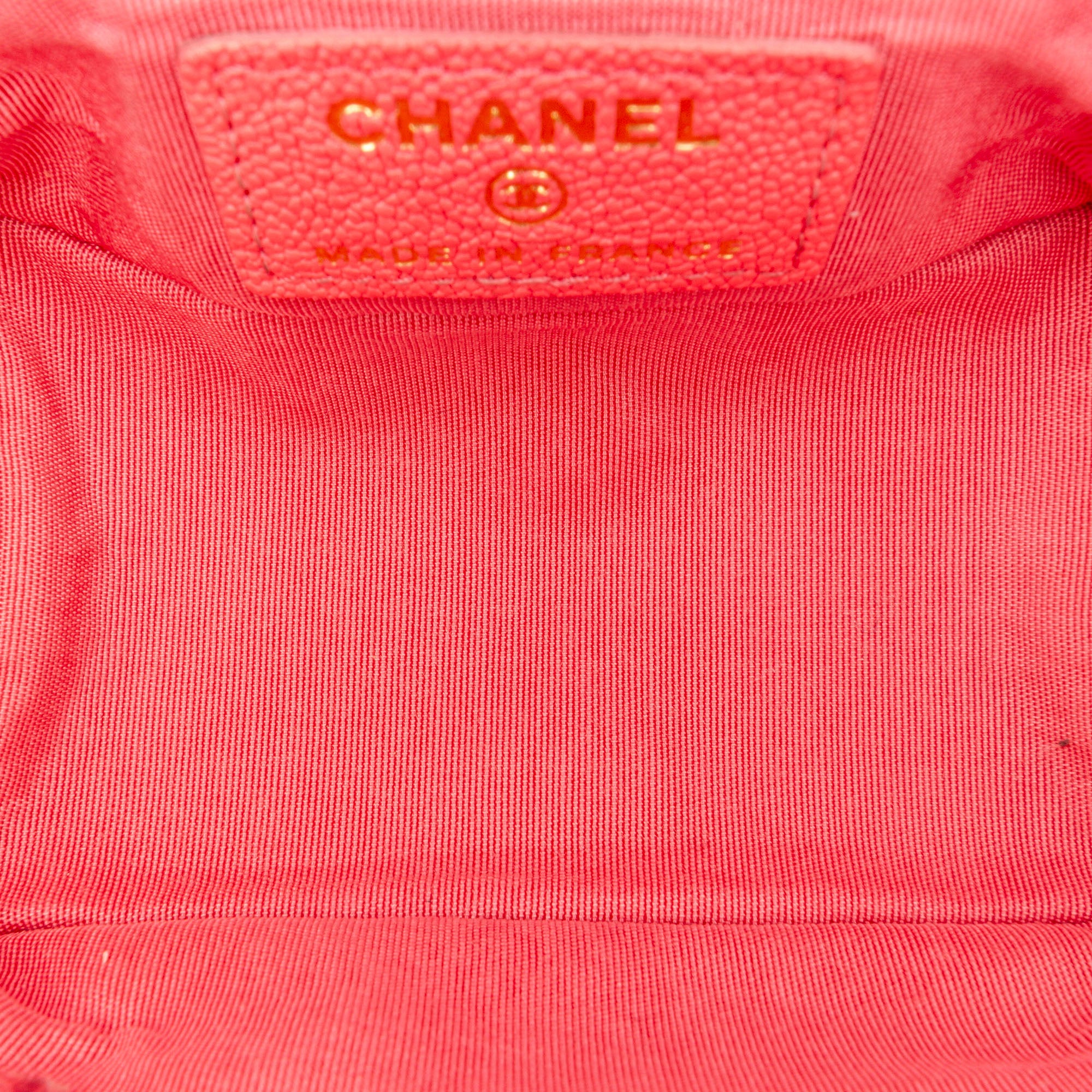 Micro Caviar Chain Vanity Bag