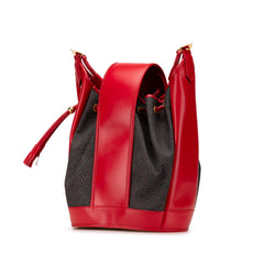 Coated Canvas Bucket Bag