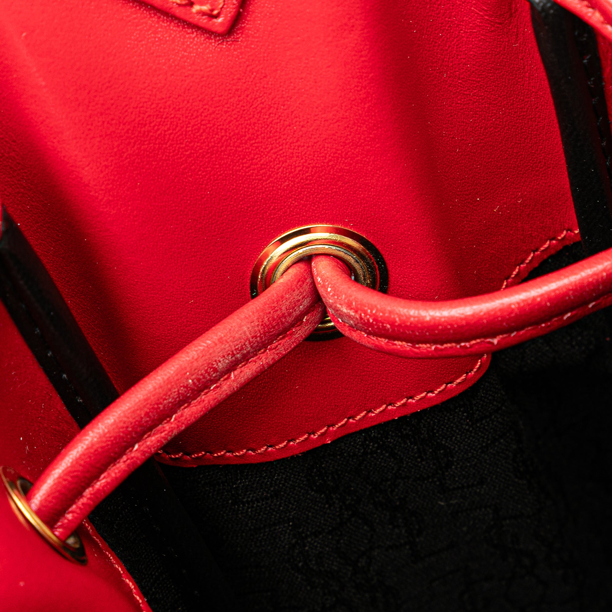 Coated Canvas Bucket Bag