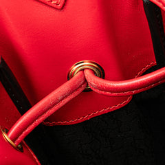 Coated Canvas Bucket Bag