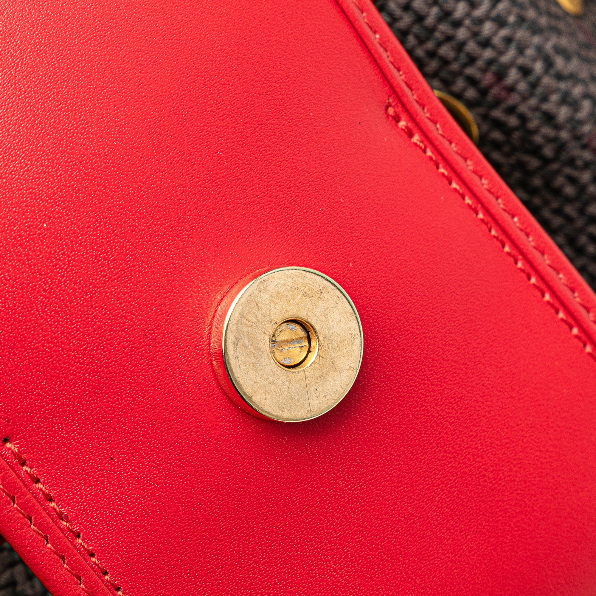 Coated Canvas Bucket Bag