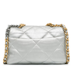 Medium Metallic Lambskin 19 Flap_2