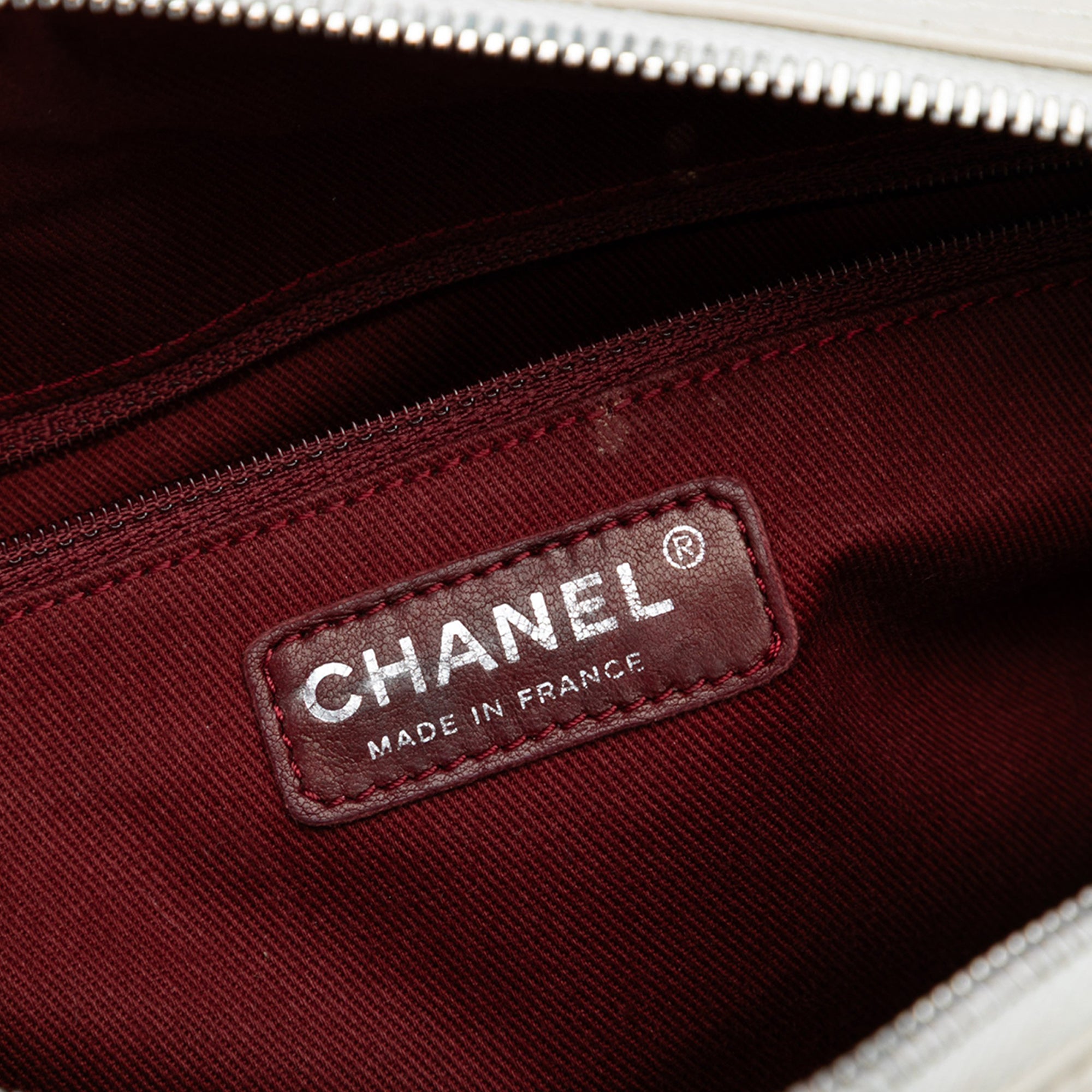 Quilted Aged Calfskin Cotton Club Bowler Bag