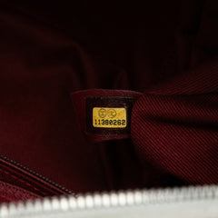 Quilted Aged Calfskin Cotton Club Bowler Bag