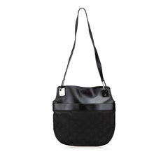 GG Canvas and Leather Shoulder Bag
