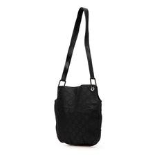 GG Canvas and Leather Shoulder Bag