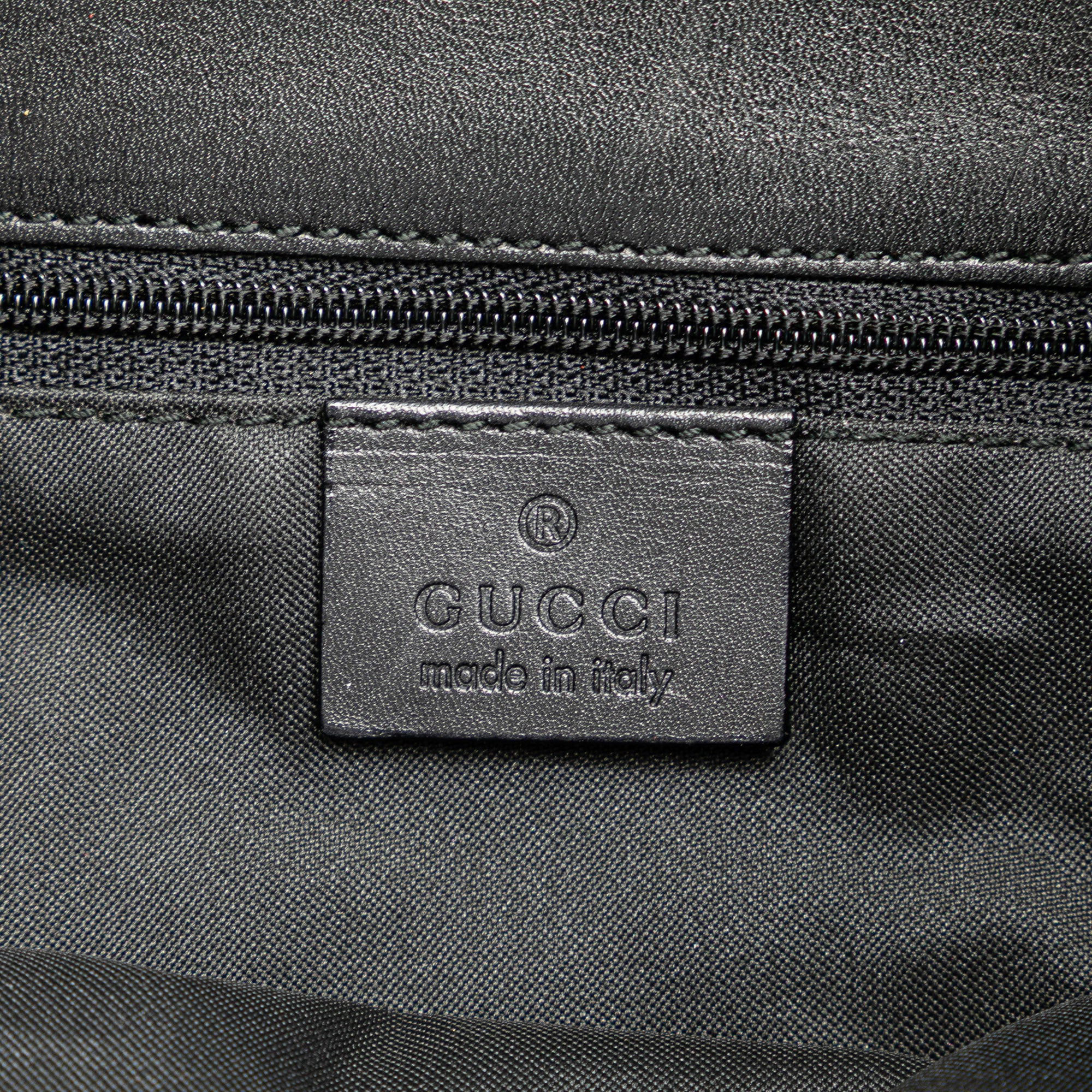GG Canvas and Leather Shoulder Bag