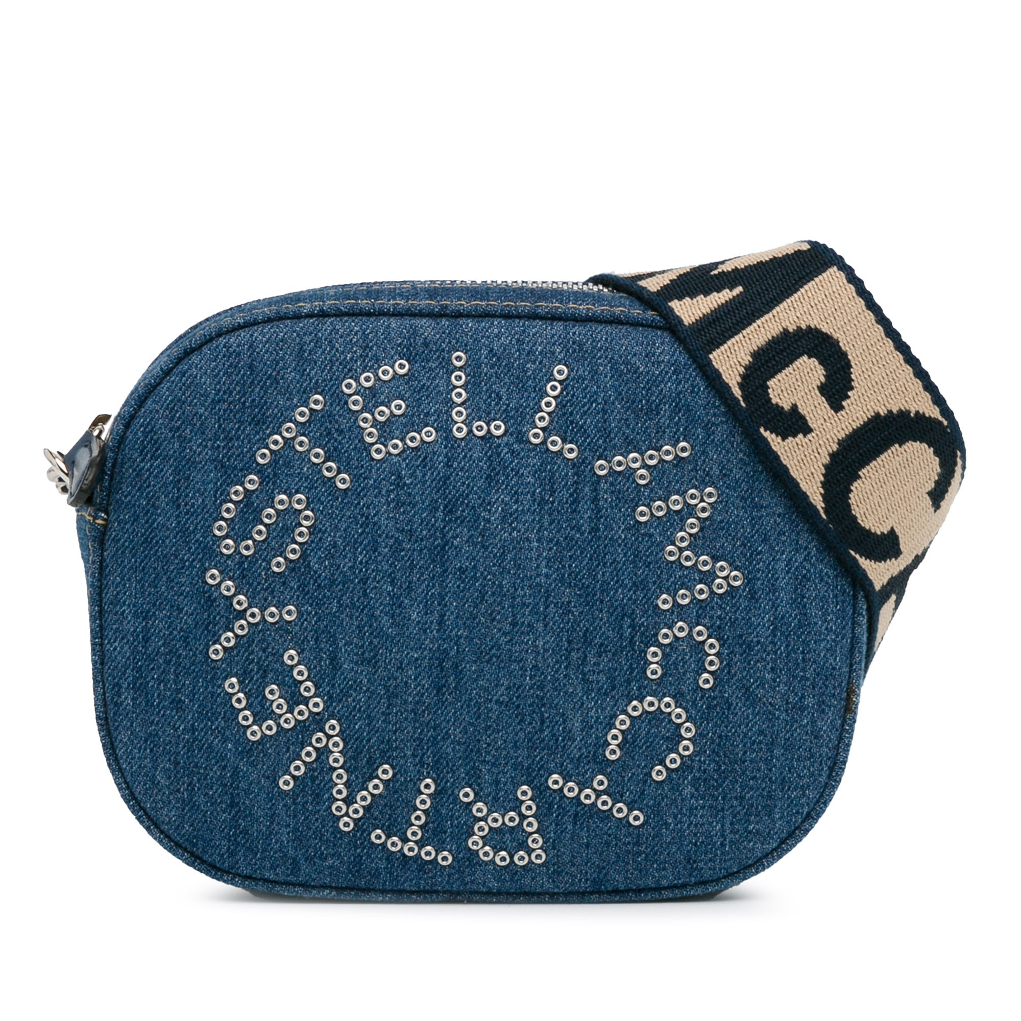 Denim Logo Crossbody Bag