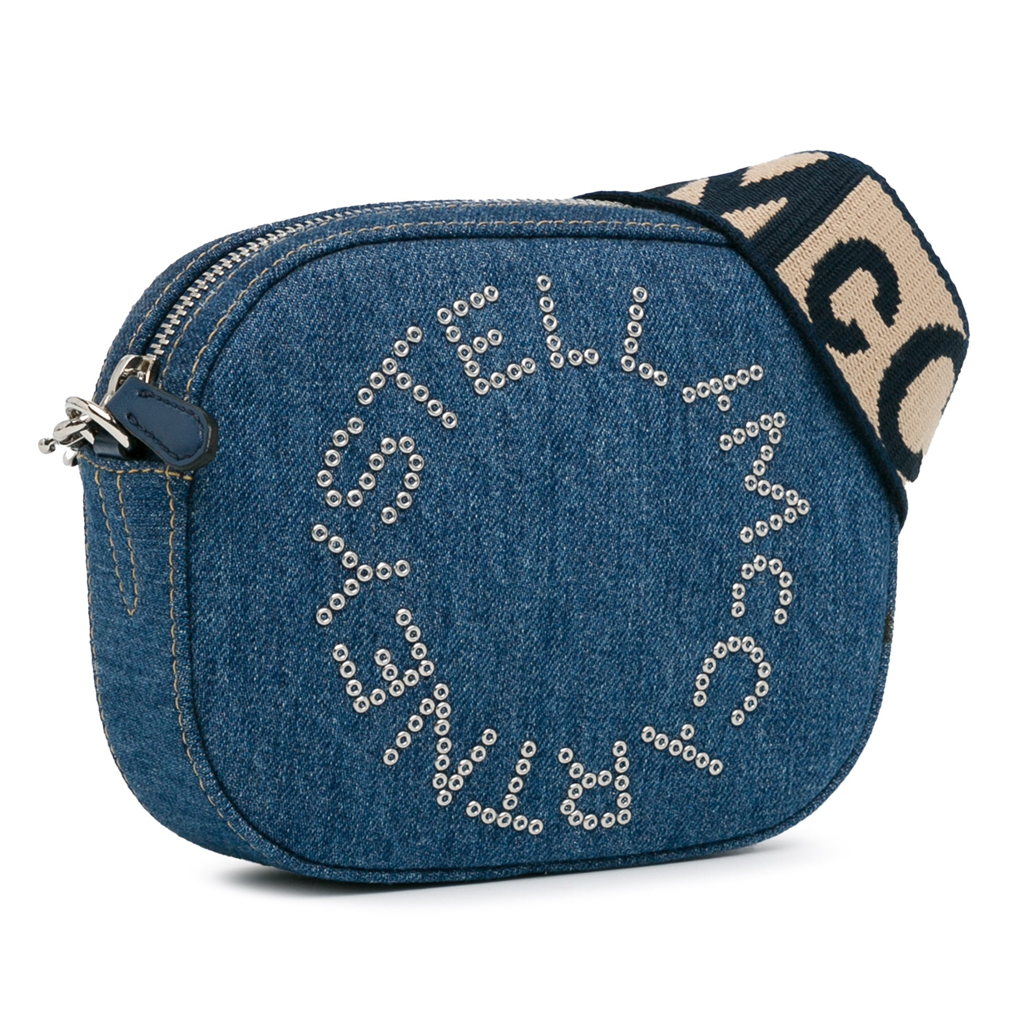 Denim Logo Crossbody Bag