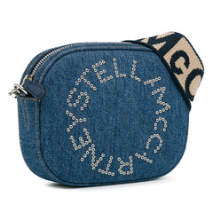 Denim Logo Crossbody Bag