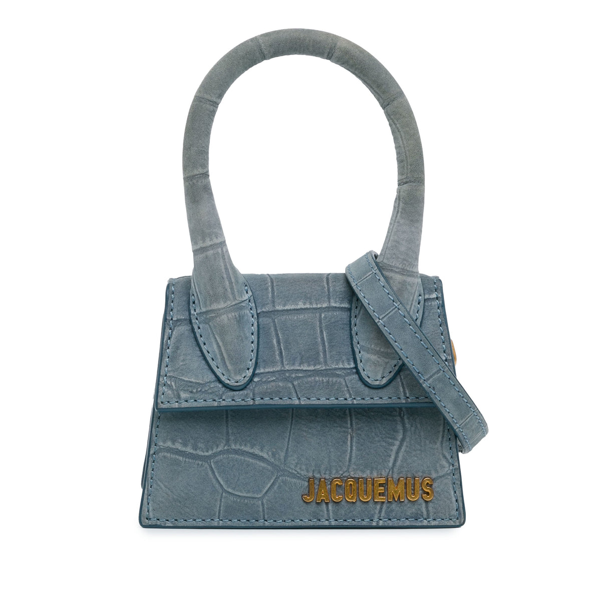 Mini Croc Embossed Suede Le Chiquito