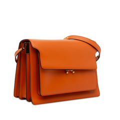 Large Leather Trunk Crossbody