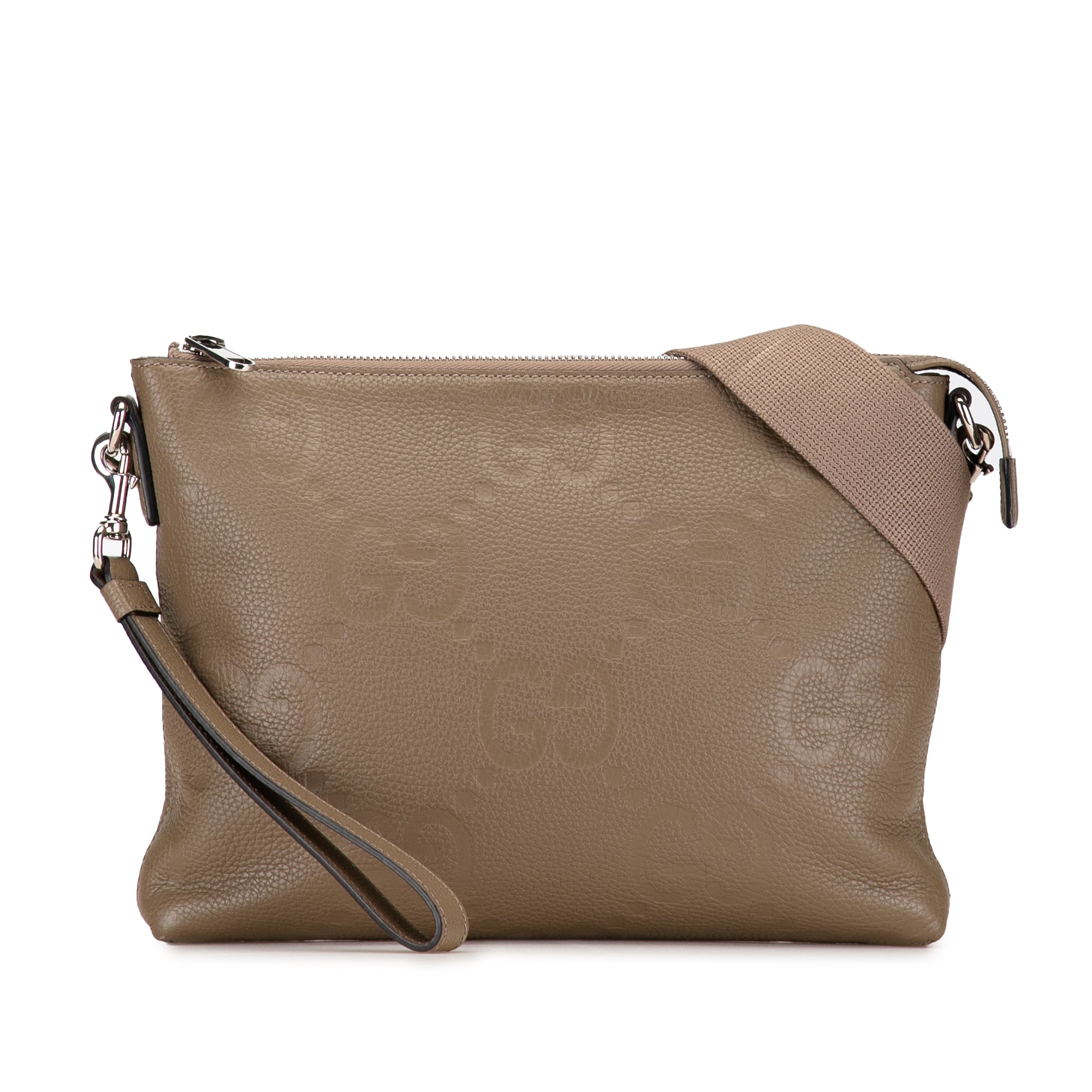 Medium Jumbo GG Embossed Messenger Bag