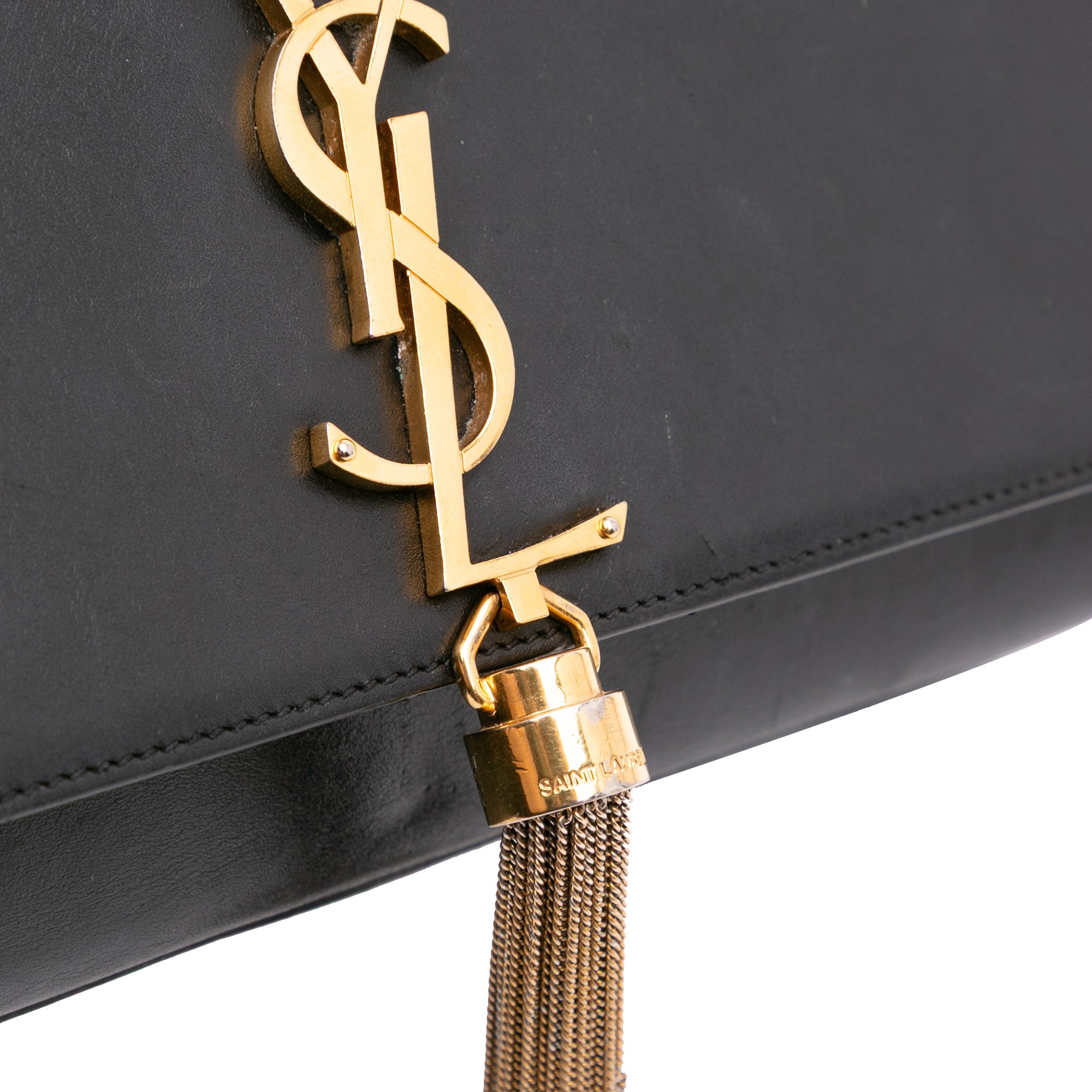 Medium Smooth Calfskin Classic Monogram Kate Tassel Crossbody