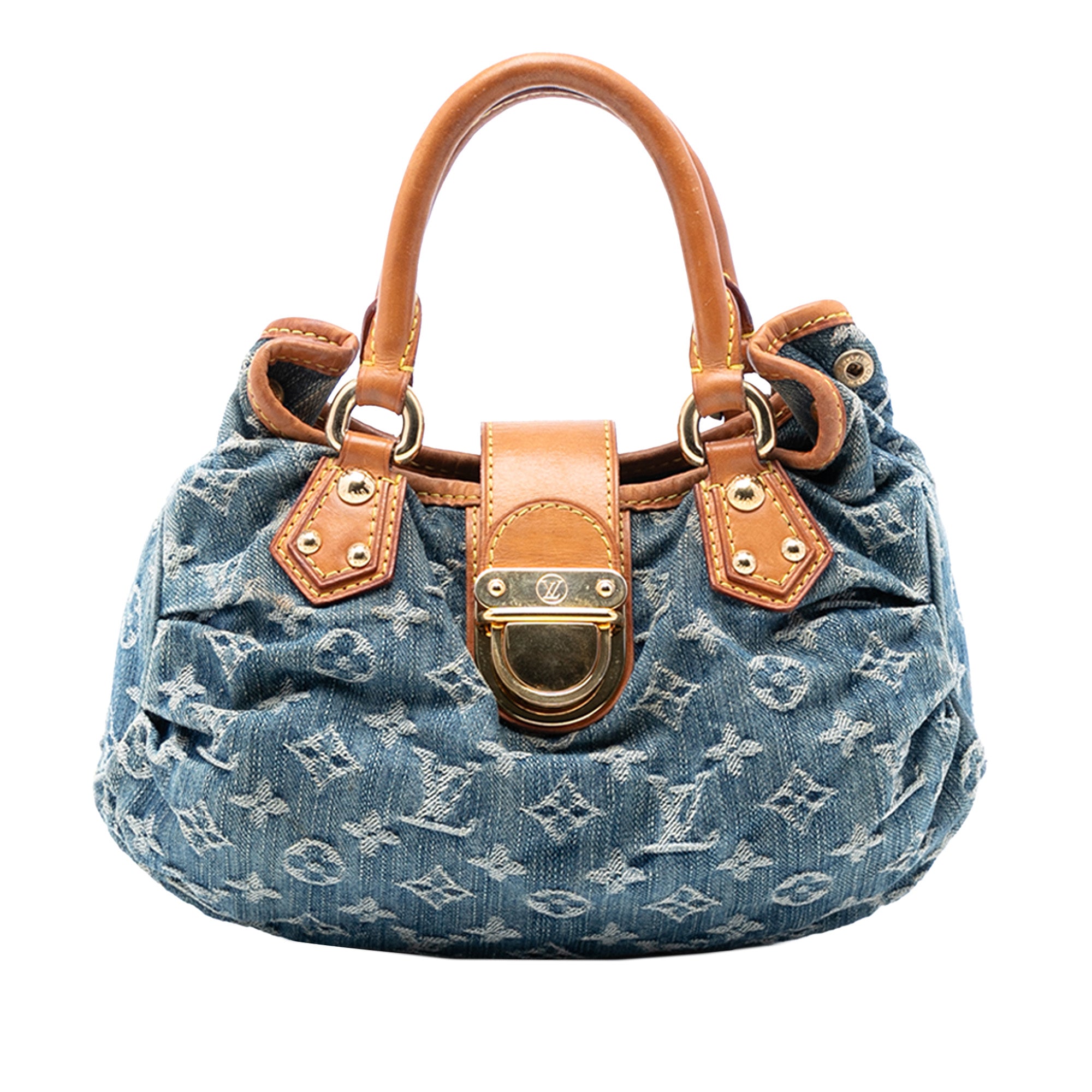 Monogram Denim Pleaty