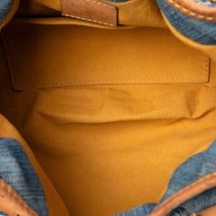 Monogram Denim Pleaty