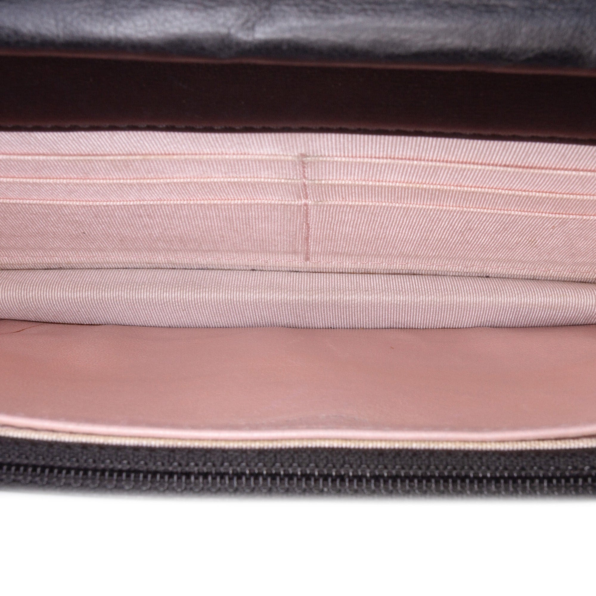 CC Quilted Lambskin Wallet On Chain