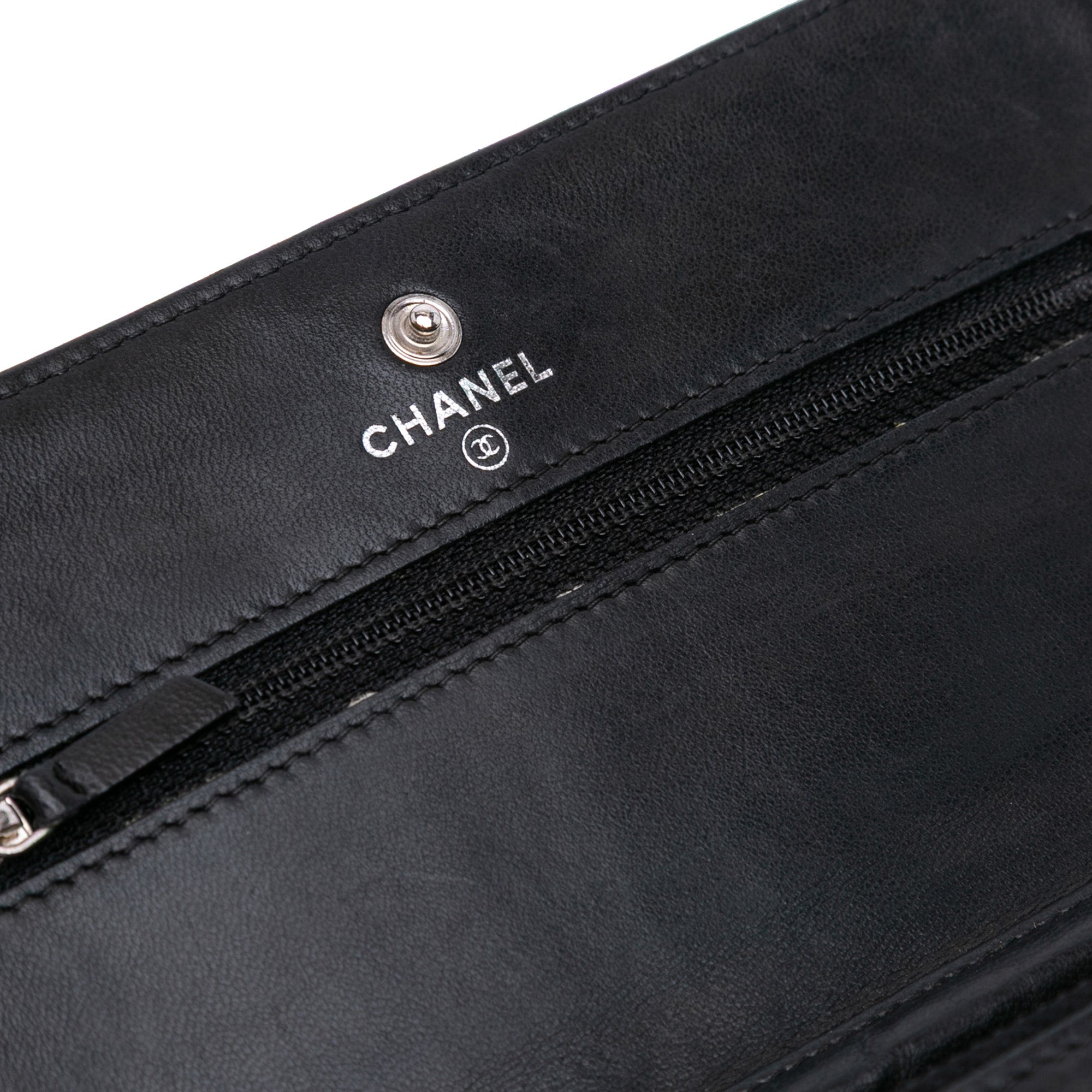 CC Quilted Lambskin Wallet On Chain