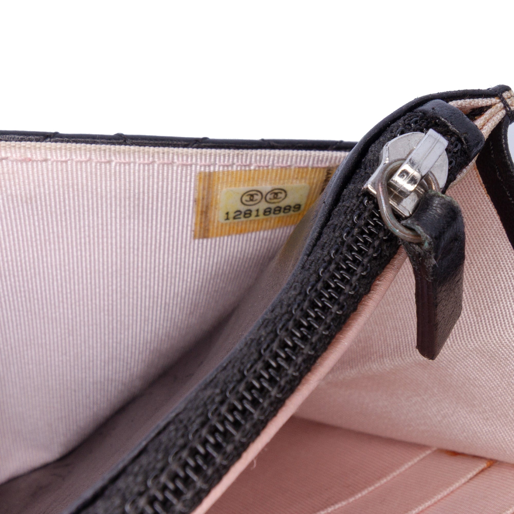 CC Quilted Lambskin Wallet On Chain