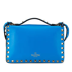 Leather Rockstud Flap Satchel_2