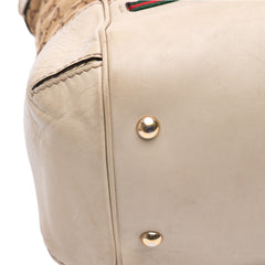 GG Canvas Web Mayfair Satchel