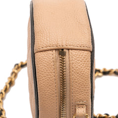 Caviar CC Filigree Round Crossbody
