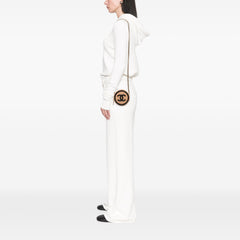 Caviar CC Filigree Round Crossbody