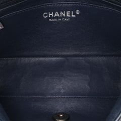 Mini Rectangular Classic Chevron Patent Single Flap