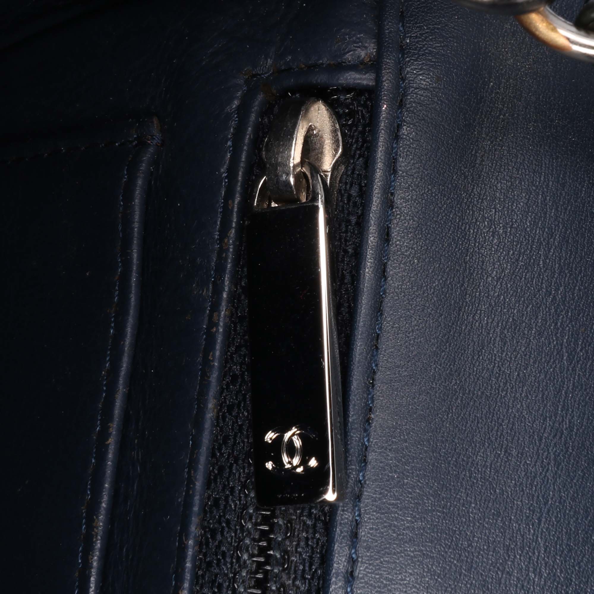 Mini Rectangular Classic Chevron Patent Single Flap