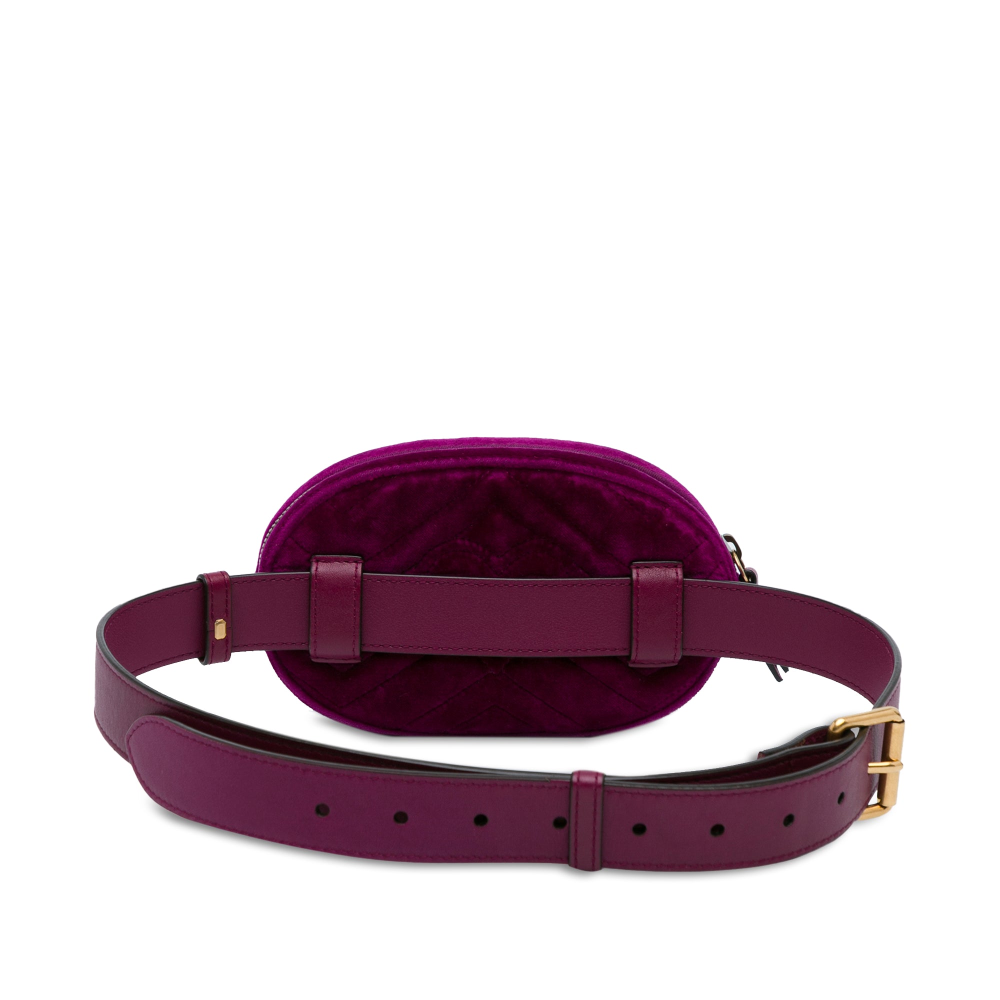 GG Marmont Matelasse Velvet Belt Bag_2