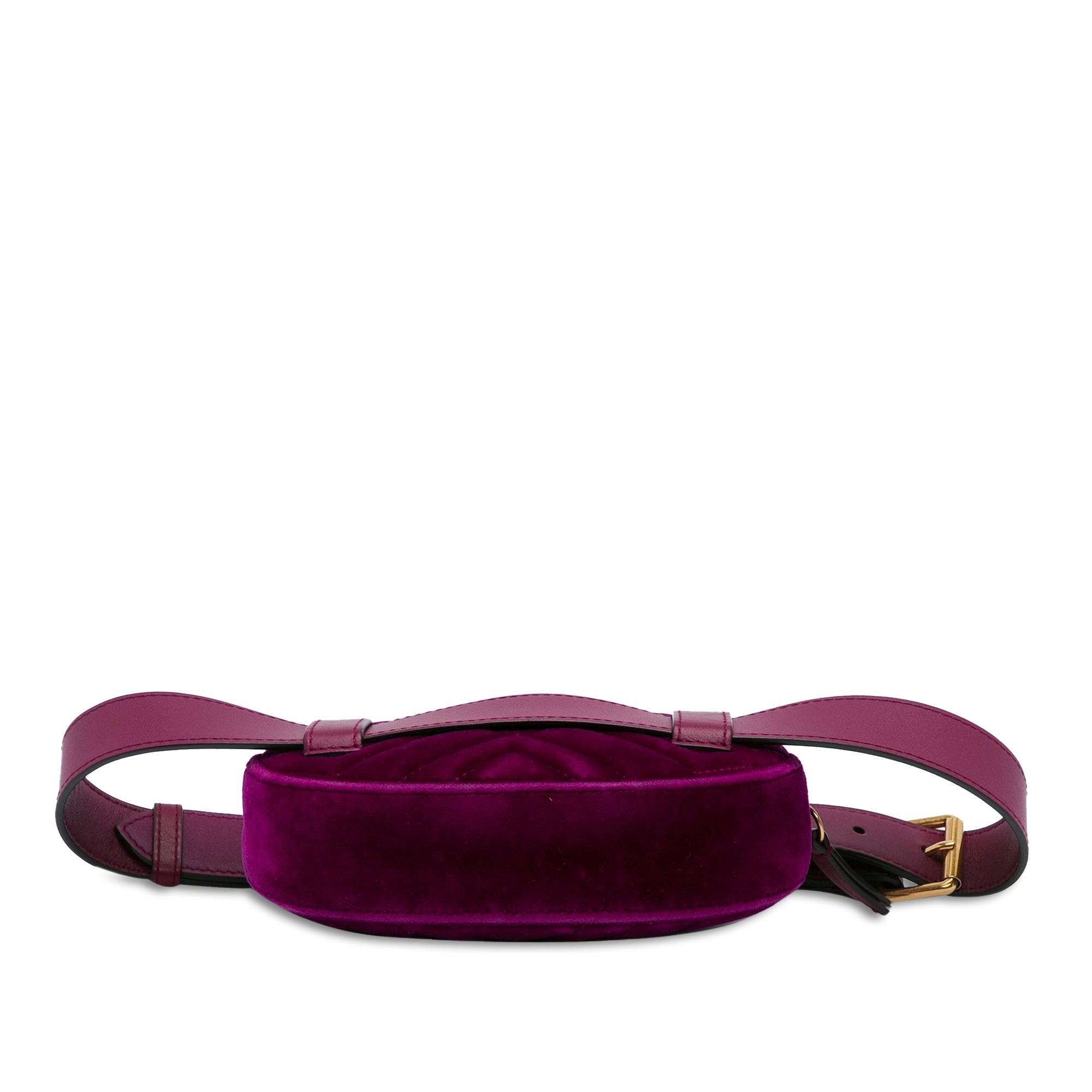 GG Marmont Matelasse Velvet Belt Bag_3