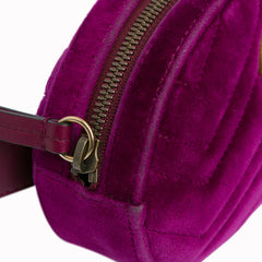 GG Marmont Matelasse Velvet Belt Bag_7