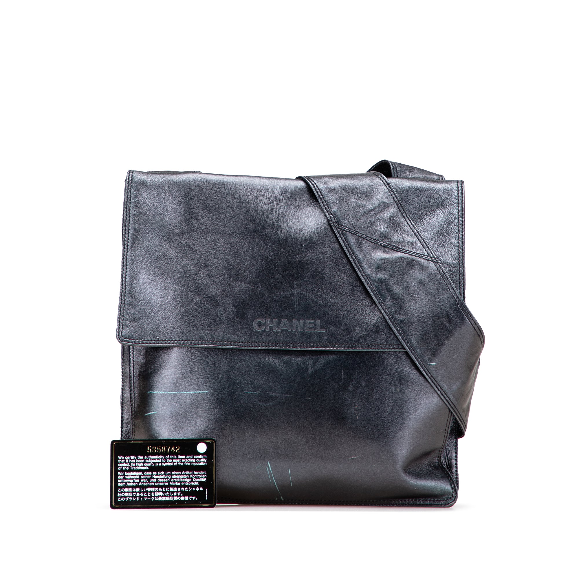 Lambskin Messenger Bag