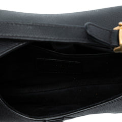 Mini Grained Calfskin Saddle Bag