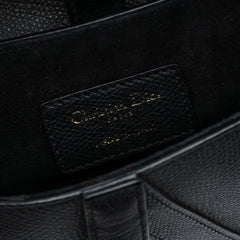 Mini Grained Calfskin Saddle Bag