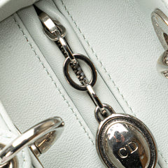 Medium Calfskin Embroidered Flower Lady Dior