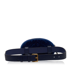 GG Marmont Matelasse Velvet Belt Bag